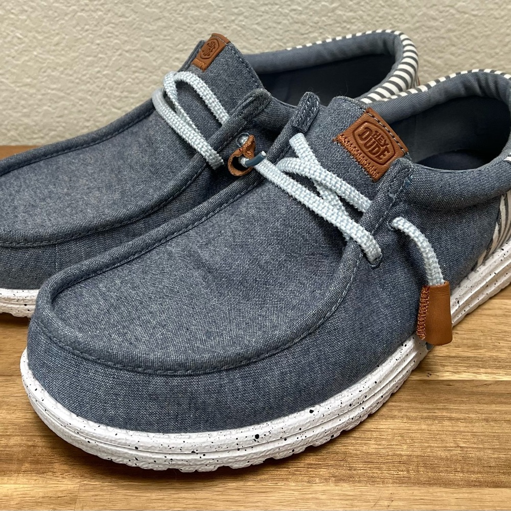 Hey Dude Men's Charcoal Gray Loafers